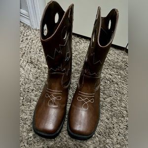 Wonder Nation Brown Cowboy Boots